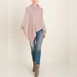 CHICO’S Shine Fringe Poncho